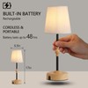 MEIXISUE Cordless Rechargeable Table Lamp with Dimmer,Portables Battery Operated Table