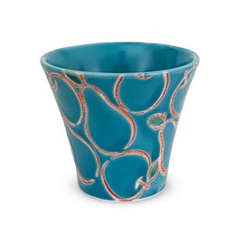 J Kitchens Izan Kiln Cup (Tea Cup), Hasami Ware, Made in Japan, 130cc, Pier, Blue