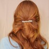 MOTIBACK Pearl Hair Clips Barrettes for Women - 4PCS Elegant