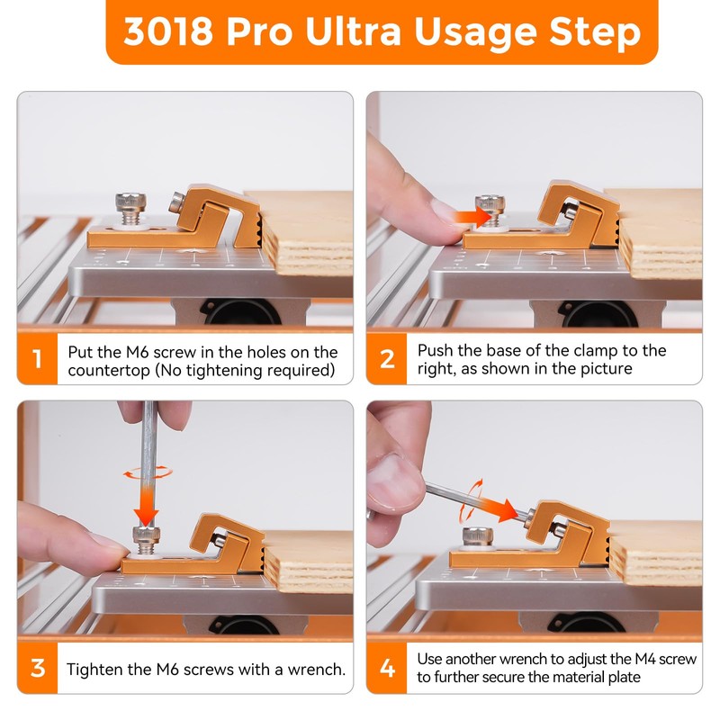 Aluminum Tiger Claw – Compatible with 3018 Pro Max/3018 Pro
