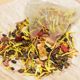 Dark plum Matured Mandarin Peel tea 8.81oz -Combined herbal tea-Tea bag 乌梅陈皮茶250g