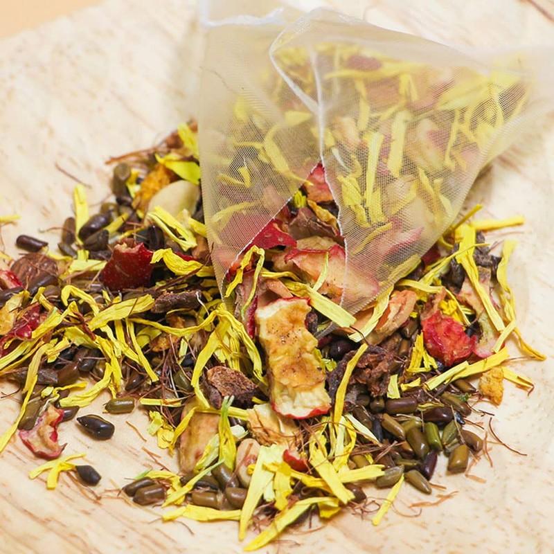 Dark plum Matured Mandarin Peel tea 8.81oz -Combined herbal tea-Tea