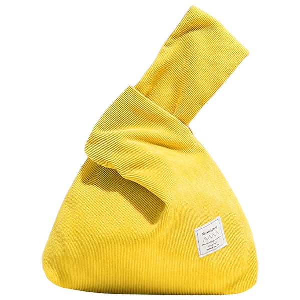 Anopo Women's Knot Bag Small Corduroy Handbags Cute Aesthetic Purse