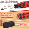 SHALL 8V Cordless Rotary Tool Kit, Lightweight 2.5 Ah Battery