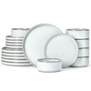 Herogo Plates and Bowls Dinner Dishes Sets for 6, 18