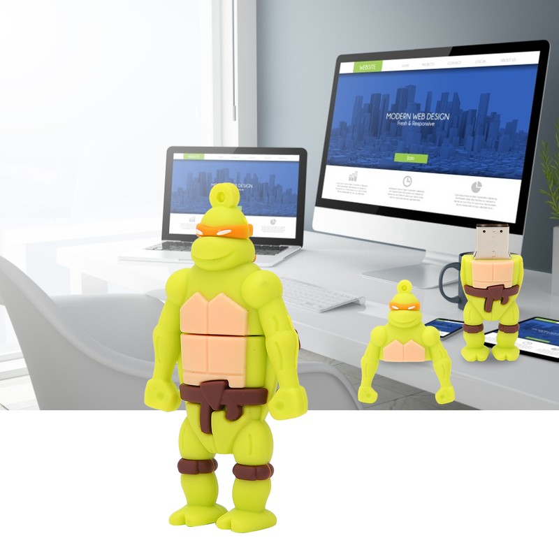 Cartoon Cute USB Flash Drive Data Storage U Disk for