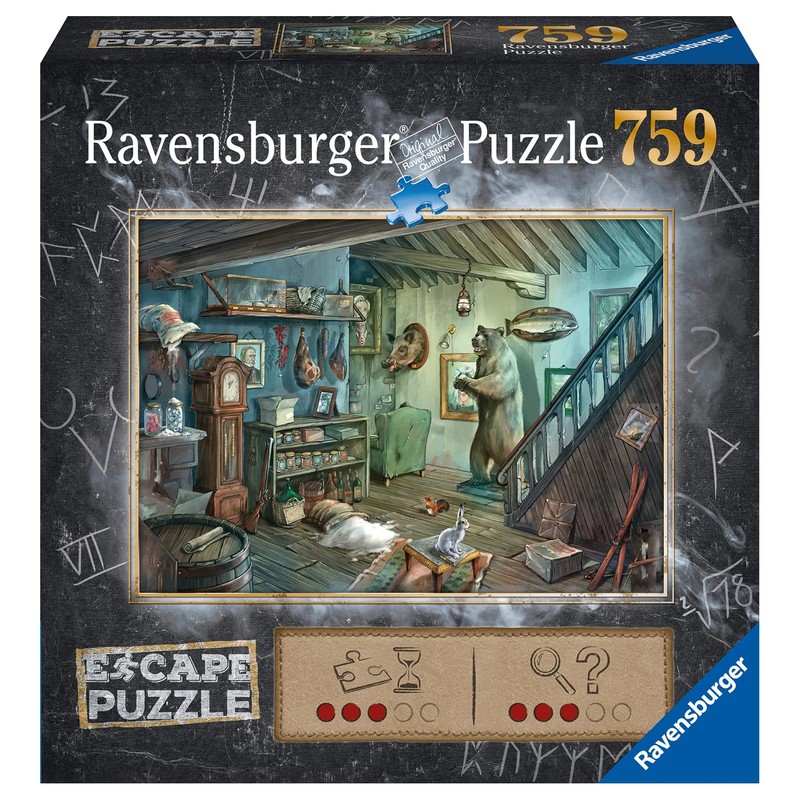Ravensburger (ラベンスバーガー) Jigsaw Puzzle Escape Puzzle Forbidden Basement 759 Pieces