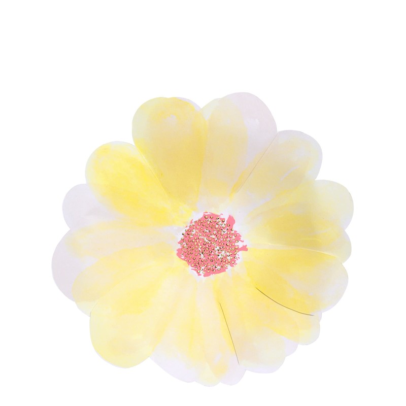 Meri Meri Flower Garden Floral Paper Plates (Pack of 8)