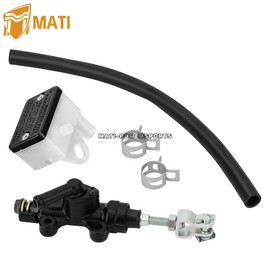 MATI Rear Foot Brake Master Cylinder Assembly for Honda TRX250X Fourtrax 250X 1987-92