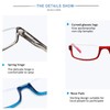 Henotin 4 Pair Reading Glasses for Women Men Readers Half