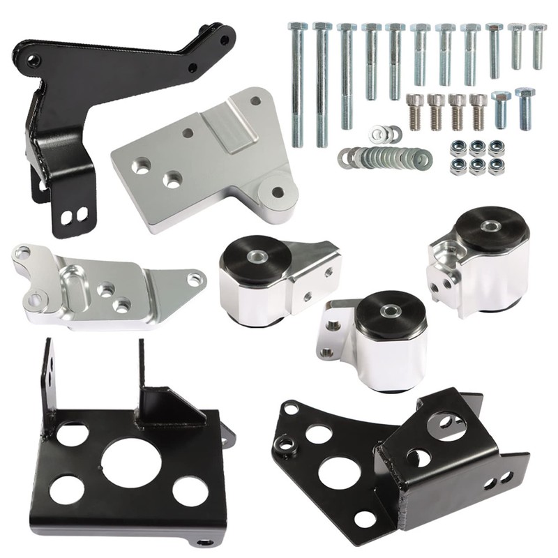 labwork K-Series Engine Mount Bracket Kit Replacement for Honda Civic