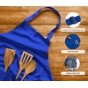 Utopia Kitchen 10 Pack Bib Apron Adjustable with 2 Pockets,