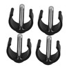 KICHOUSE 4 Pcs Adjustable Clamp Buckle for Tube Walking Sticks