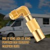 Zhengmy 3/8 Inch Rv Quick Connect Adapter Conversion Fitting Elbow