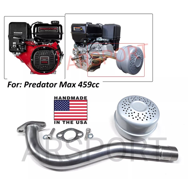 andrei-x Exhaust Pipe & Muffler for Max Performance 15.8 HP