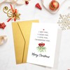 Romantic Christmas Card for Him Her, I Love You Poem