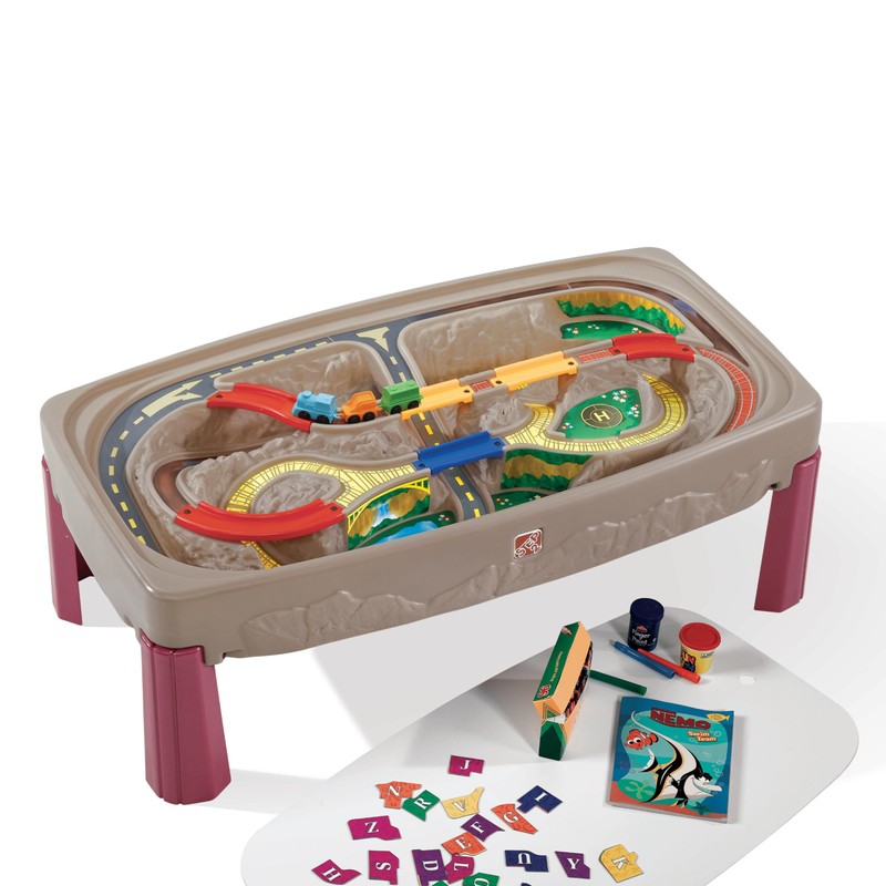 Step2 Deluxe Canyon Road Train & Track Table, Kids Activity