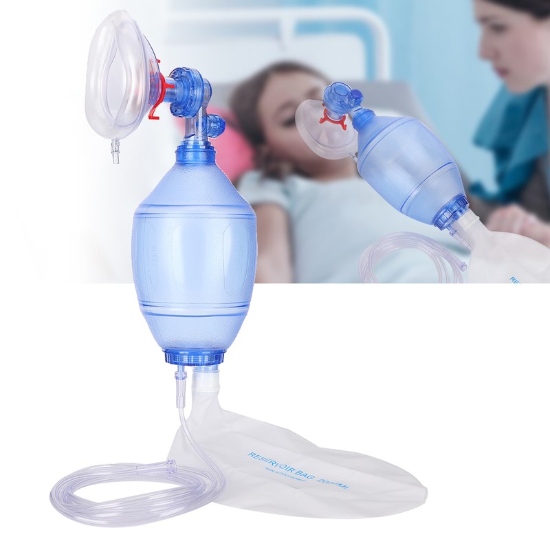 PVC Breathing Manual Resuscitator Emergency Aid Artificial Resuscitation DevicesChild 2#