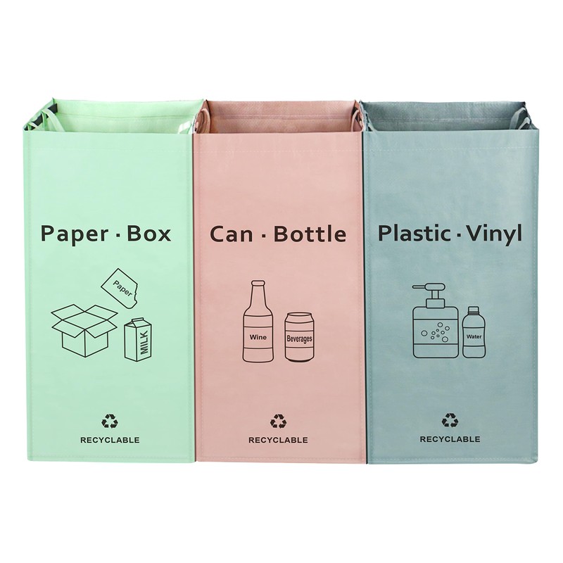 JIALAI HOME Separate Recycling Waste Bin Bags for Kitchen Home