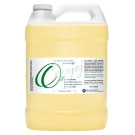 100% Lavender Massage Oil with Herbal Blend - Massage Oils for Massage Therapy 1 Gallon Lavender - Soothing Lavender Scent, Moisturizing, Professional - Cocojojo