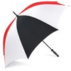 Quadra Pro Premium Golf Regenschirm, windresistent (Einheitsgröße) (Schwarz)