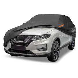 ATOCOVER Black Heavy Duty Waterproof Car Cover for SUV 182"-190" - All-Weather UV Protected Outdoor Full Exterior Cover with Sun/Snow/Rain Resistance