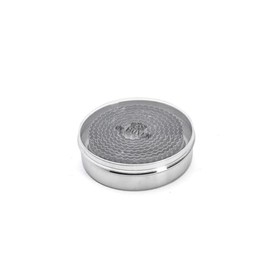 De Buyer Cans with Nine Round Cookie Cutters, Stainless Steel 13.21 x 13.21 x 3.99 cm