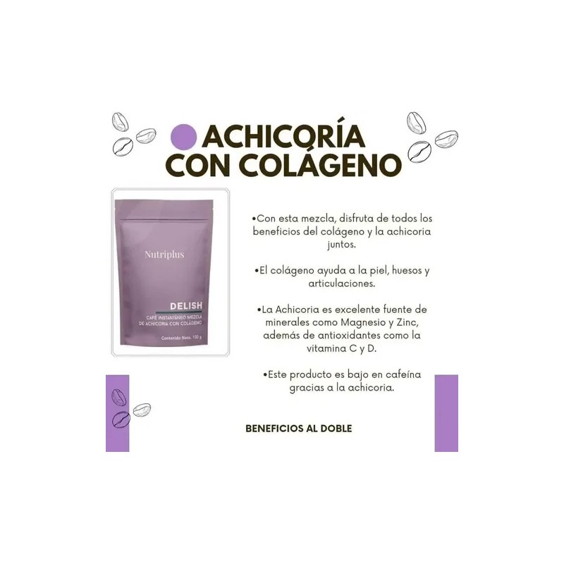 Farmasi Nutriplus Café Mezcla De Achicoria Con Colágeno 100g