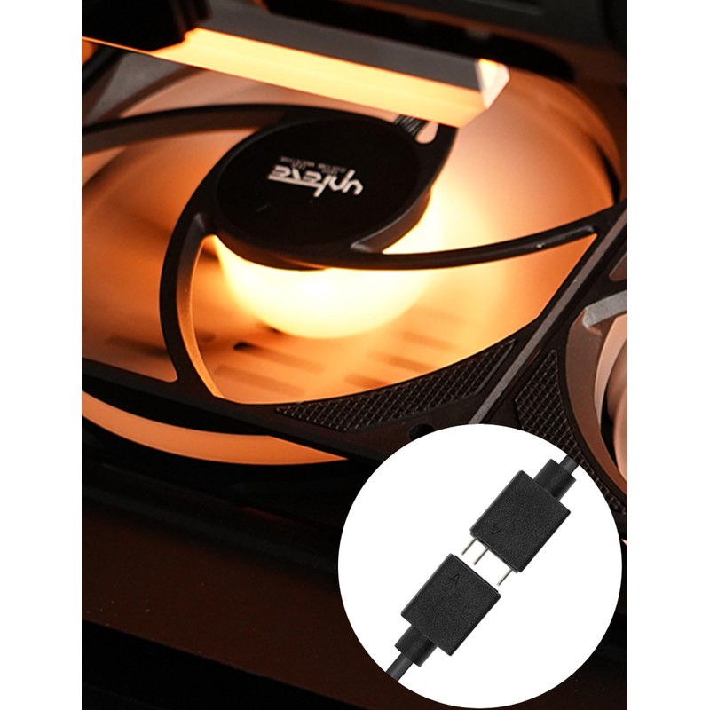 upHere ARGB Splitter Cable, 5V 3 Pin Addressable RGB Extension