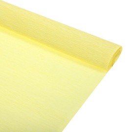 Rebower Crepe Paper Sheets, 50cm Wide 250cm Long Crepe Paper Roll Yellow Crepe Paper, [for Paper Flowers Making DIY Gift Wrapping Paper Crafts Party Streamers Deco]