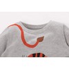 Little Hand Sweatshirts for Boys Animal Hoodie Pullover Grey Toddler