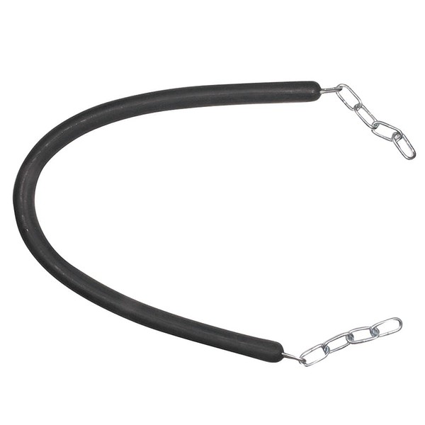 Dura-Tech Horse Stall Rubber Guard Chain - Black | Spans 33-1/2" Across Openings | 6" Chain on Each End | Easy to Hook On and Take Off