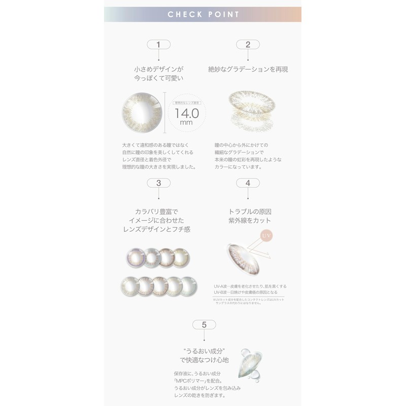Pienage Mimigemme One-Day [Color] Mimi Peridot [PWR] ±0.00 (1 Box