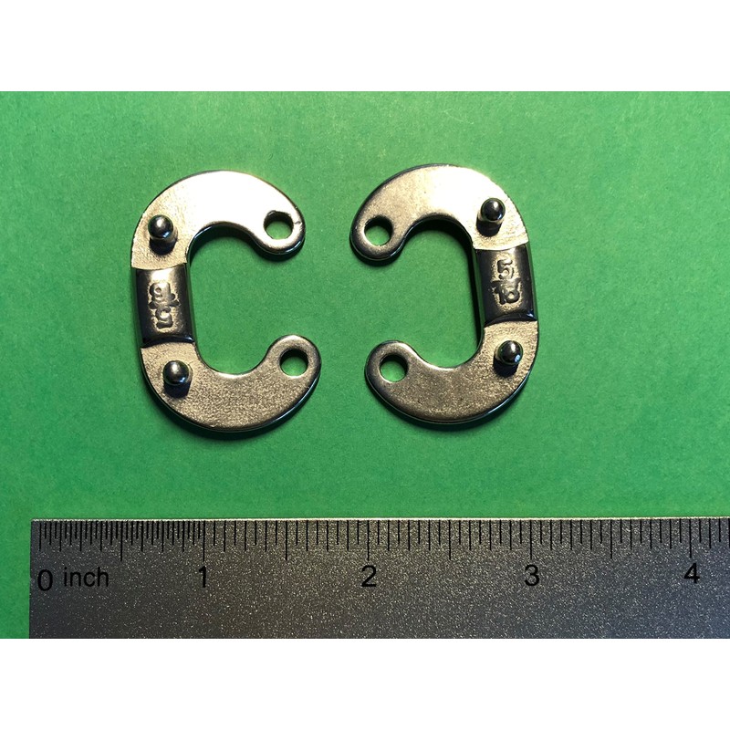 Stainless Steel 316 Chain Connecting Link 5/16" (8mm) Marine Grade