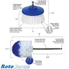 RotoScrub Drill Powered Scrub Brush & Extended Reach Brush -