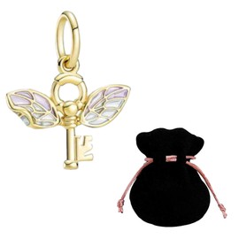 JABEDE Harry Saga Inspired 925 Silver Charm Bead Compatible with Major Brands Bracelets, Includes Elegant Black Pouch, Ideal for Valentine's Day, Sterling Silver 925 Sterling Silver Enamel, Not