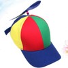 PRETYZOOM Baseball Hat for Adults, Removable Propeller Baseball Hat Beanie