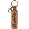 GRUSS & CO 48329 Wooden Key Ring with Alleskönner Engraving