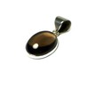 SQP2210141 Sterling Silver Smoky Quartz Pendant, Sterling Silver, Madeira Citrine