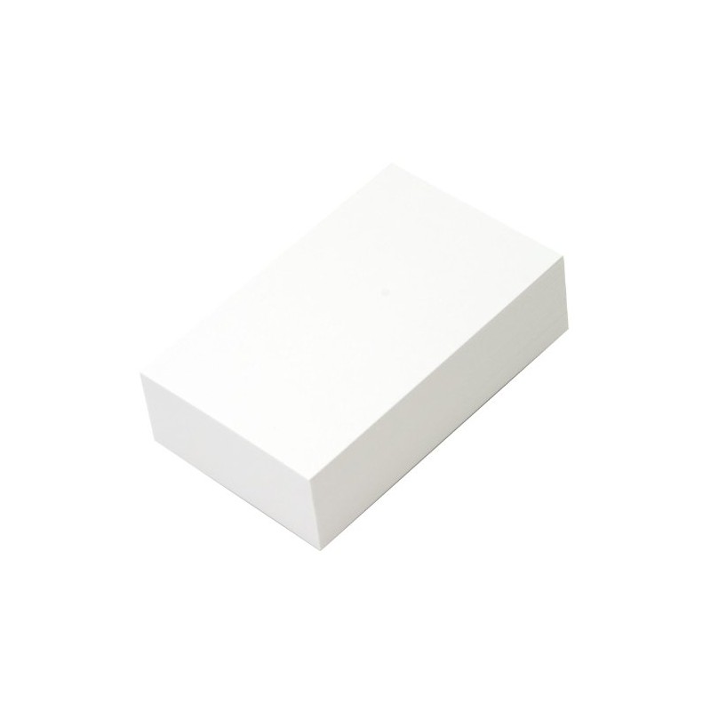 JKW Business Card Paper, Multi-card, White, Plain, Approx. 0.01 inches