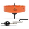 VIKITON 6-1/8 Inch Hole Saw with Arbor for Metal Wood