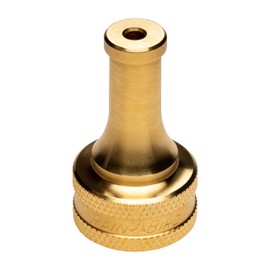 Rain Bird HENZLB2JET 2" Solid Brass Garden Hose Water Nozzle, Lead-Free, High Pressure Jet Spray
