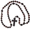 Jujube Wood 5 Decade Rosary 10/12mm Beads