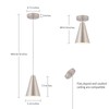 Brushed Nickel Pendant Lights Kitchen Island,Dining Room Light Fixtures Over