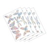 Ciieeo 8sets Butterfly Dragonfly Window Clings Anti-Collision Static Cling Stickers