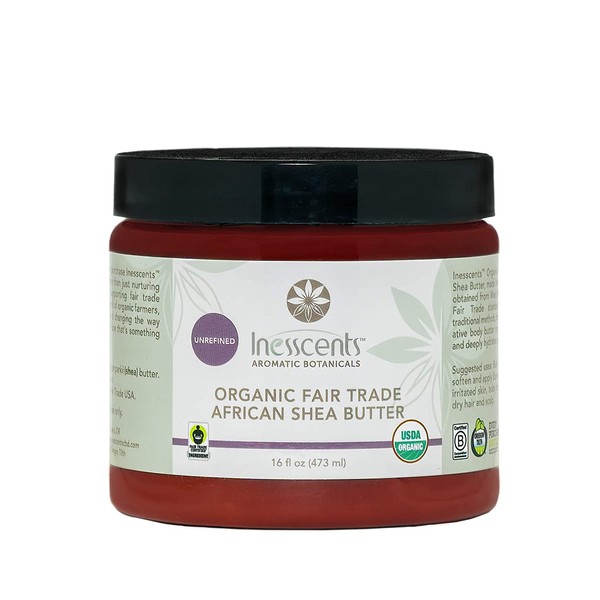 Organic Fair Trade African Shea Butter 16 oz. Tub
