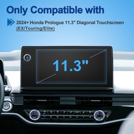 Coleya Anti-Glare Matte Screen Protector for 2024 2025 Honda Prologue (EX/Touring/Elite) 11.3-inch Touch Screen, 9H Tempered Glass 2025 Prologue Accessories HD/Anti-Fingerprint 11.3"