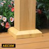 AECXM 2Pack-Post/5.5" Aluminum Deck Post Base Cover, for Deck railings,