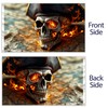Pirate Flag – Jolly Roger Flag On Fire with Pirate
