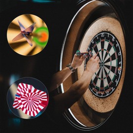 kwmobile 6 Dart Flight Protectors - 6-Piece Pack of Metal Dart Flight Guard Protectors for Metal and Soft Tip Darts - Silver